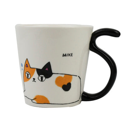 Black Cat Coffee Cup Breakfast Cup