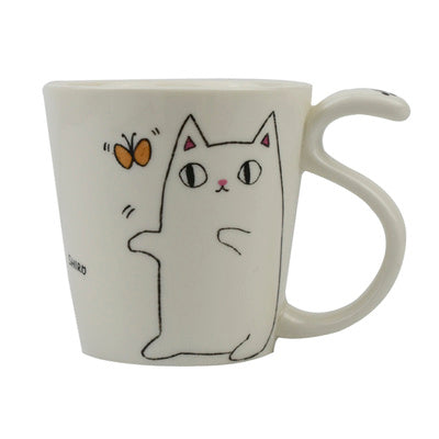 Black Cat Coffee Cup Breakfast Cup