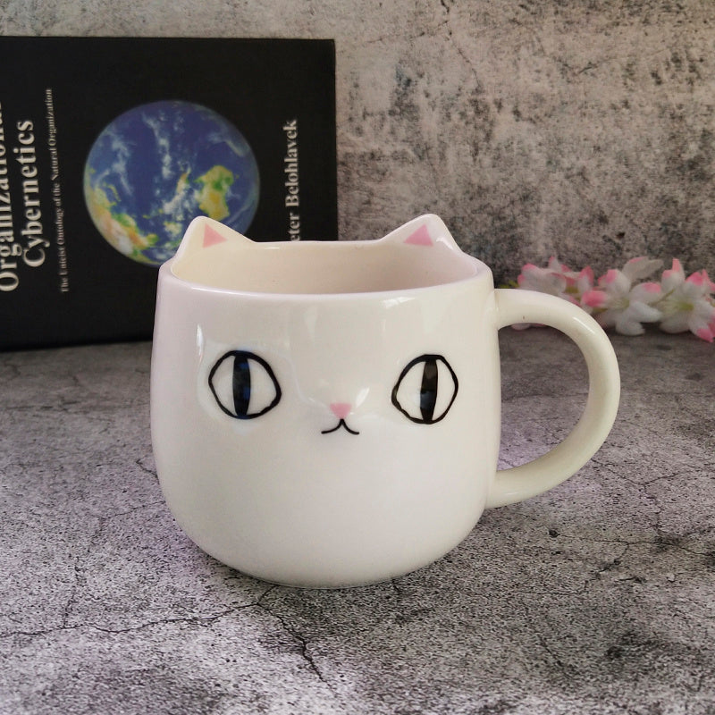 Black Cat Coffee Cup Breakfast Cup